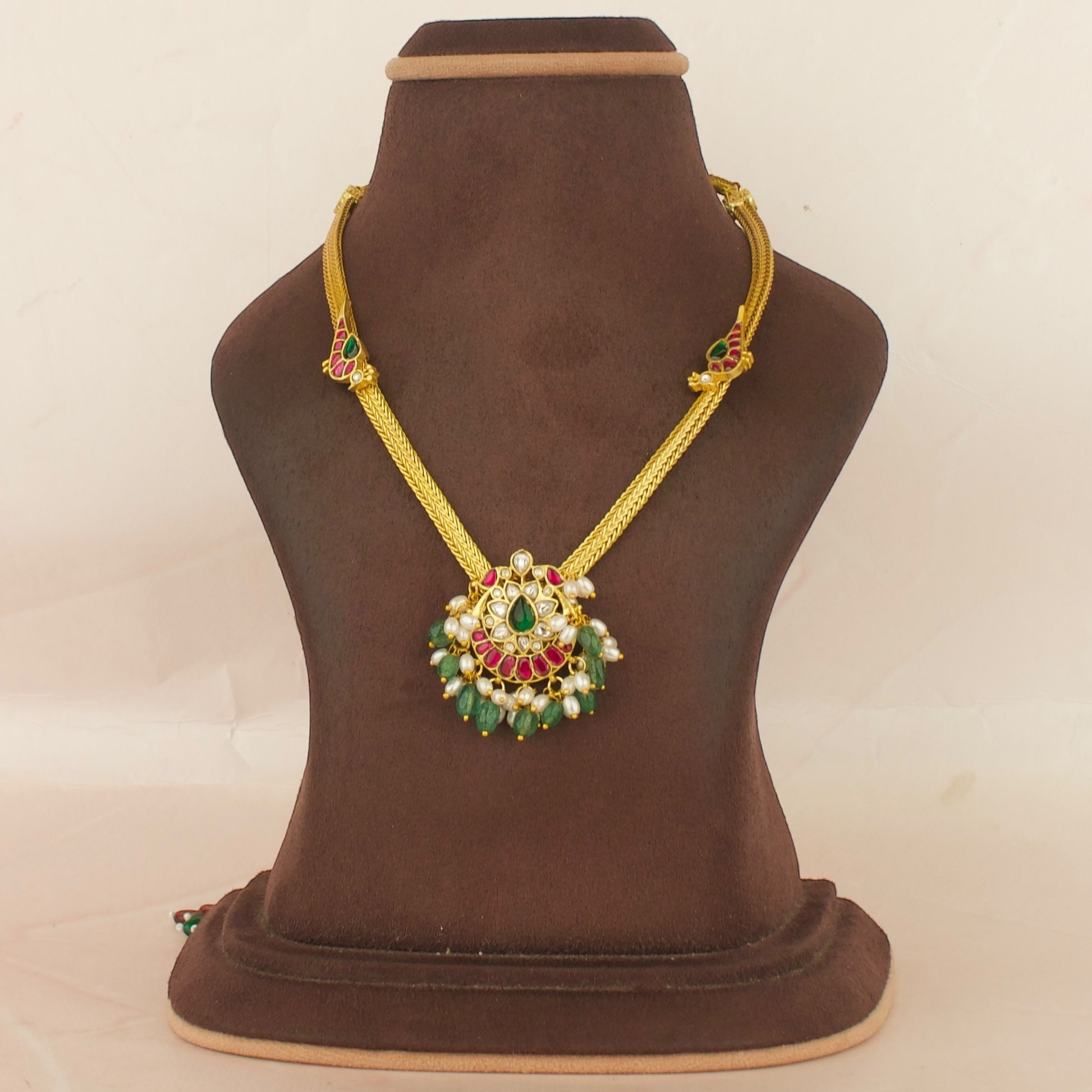 Classic Design Jadau Kundan Nan-tad with matching earrings