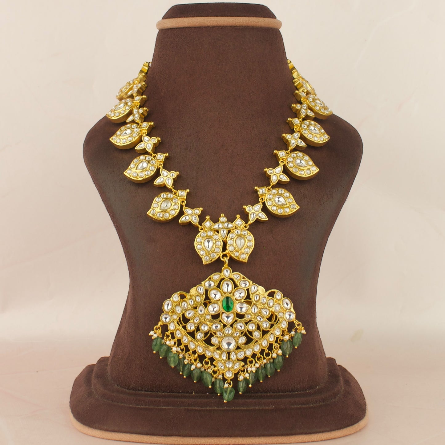 Timeless Jadau Kundan Reversible Mango Necklace