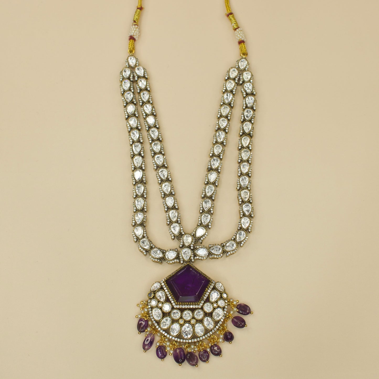 Alluring Two-Line Victorian Necklace Set