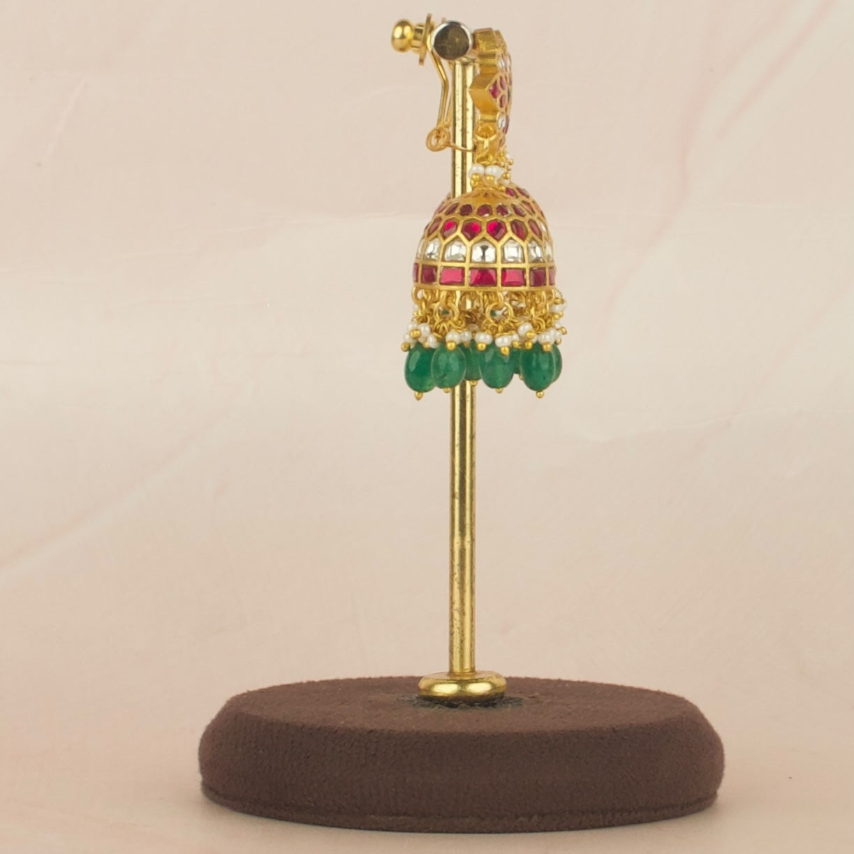 Spectacular Design Jadau Kundan Jhumki