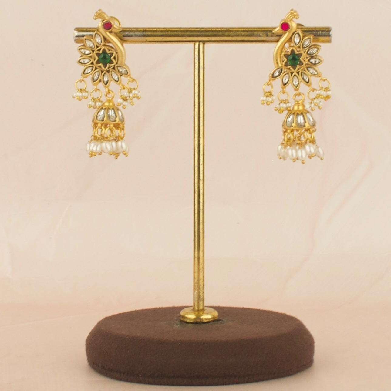 Unique Design Jadau Kundan Jhumki