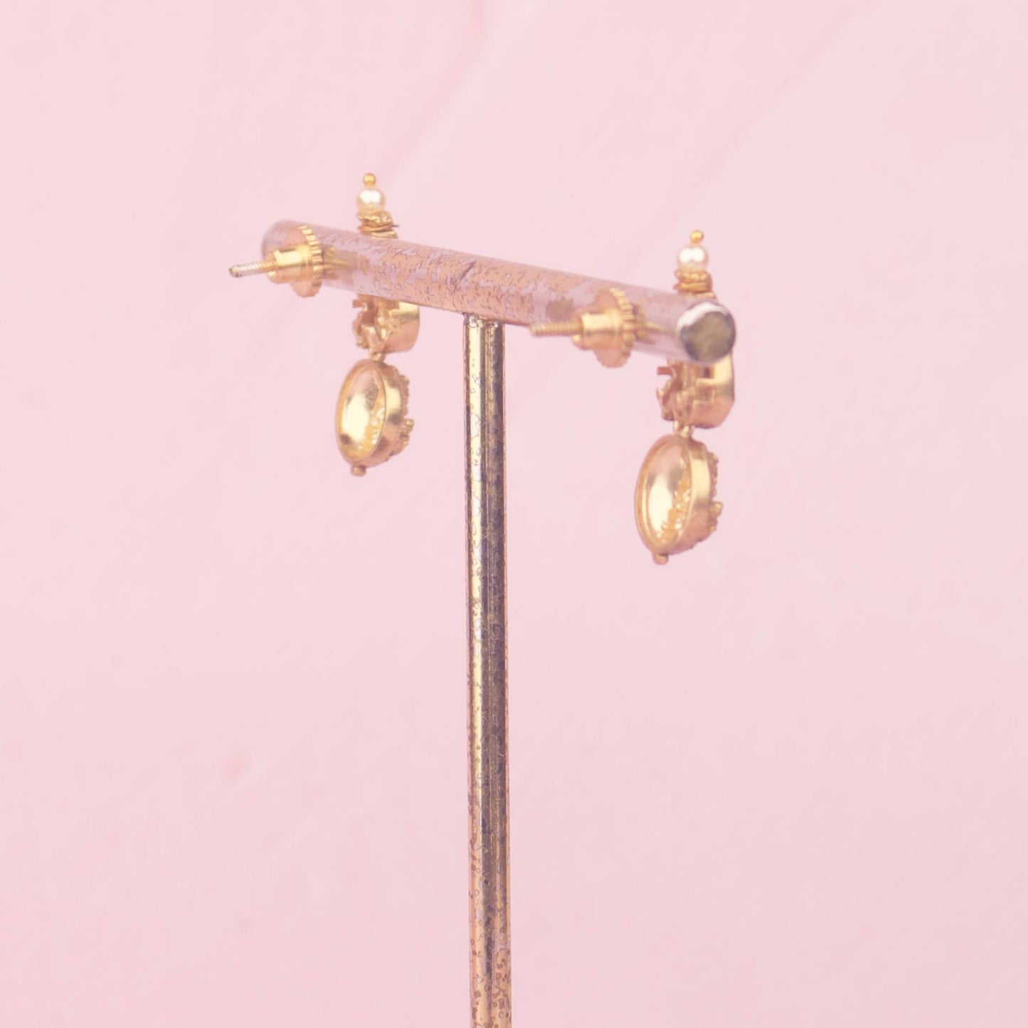 Fusion Nakshi Jadau Kundan Bottumala Necklace Set