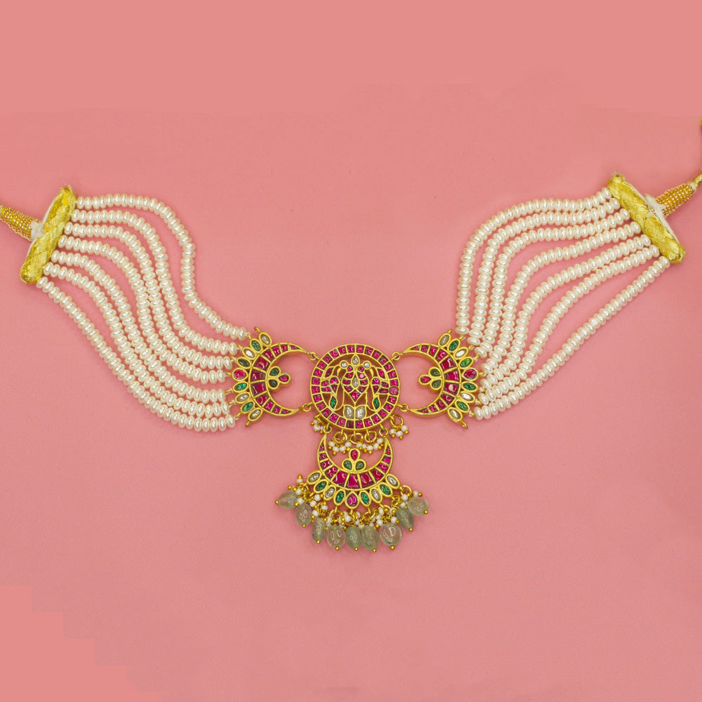 Explore the exquisite All Choker Kundan And Victorian Jewelry Collection from Dulhan Jewels, featuring elegant designs.