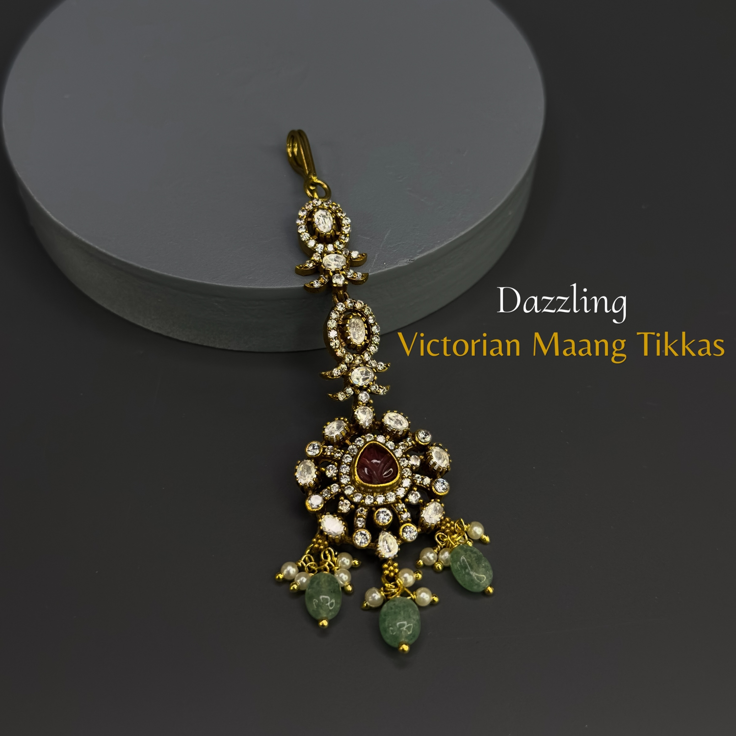 Victorian Maang Tikka - DULHAN JEWELS