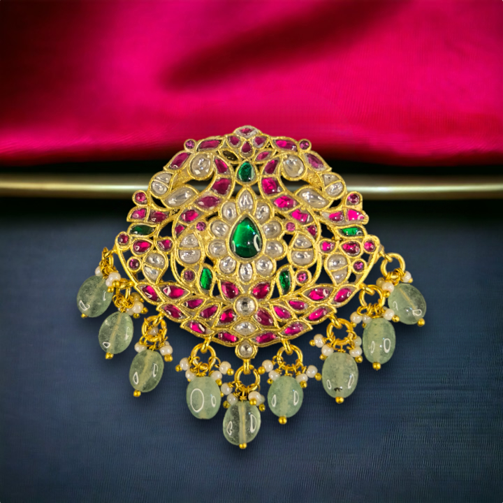 Jadau Kundan Pendants & Lockets - DULHAN JEWELS