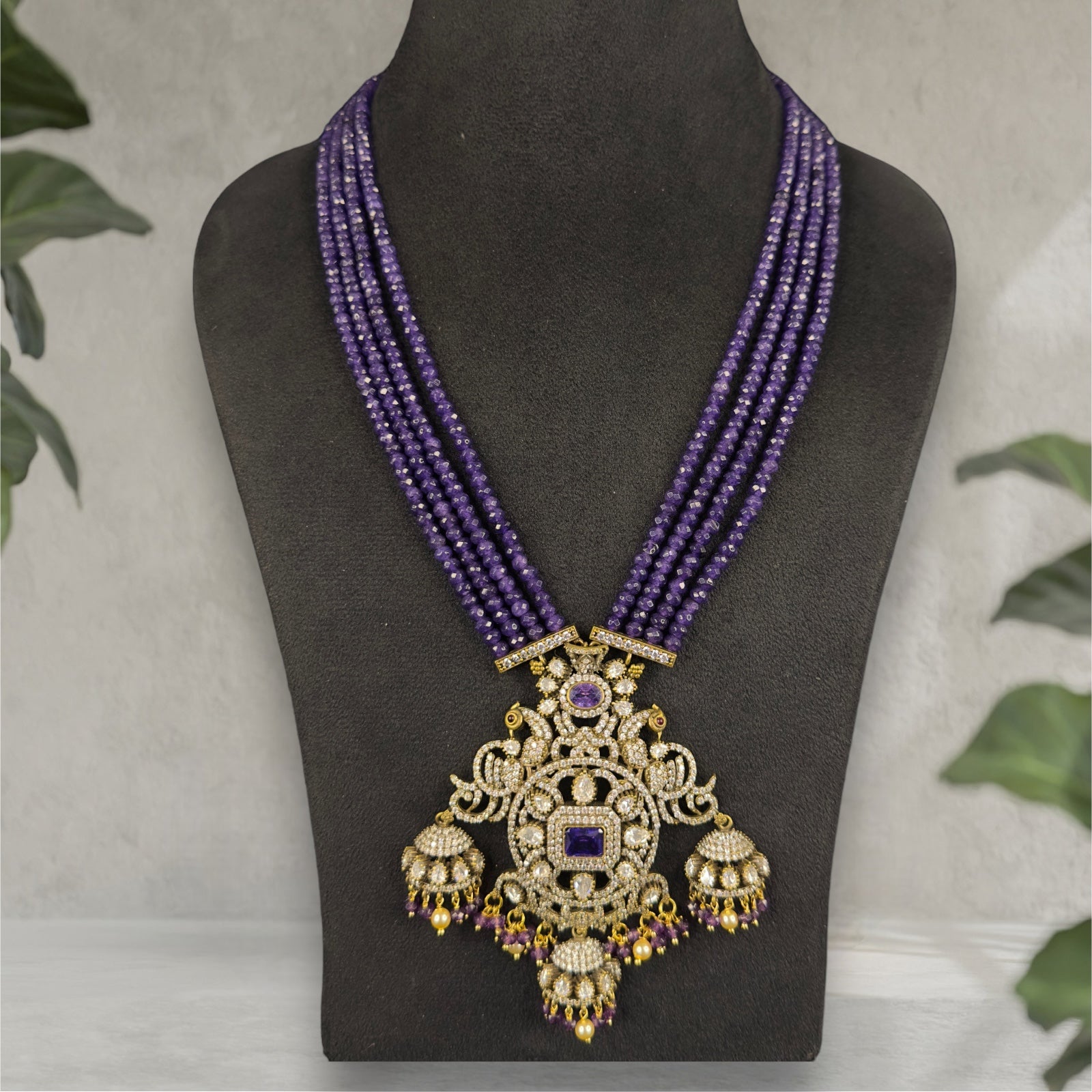 Victorian Beads Maala DULHAN JEWELS