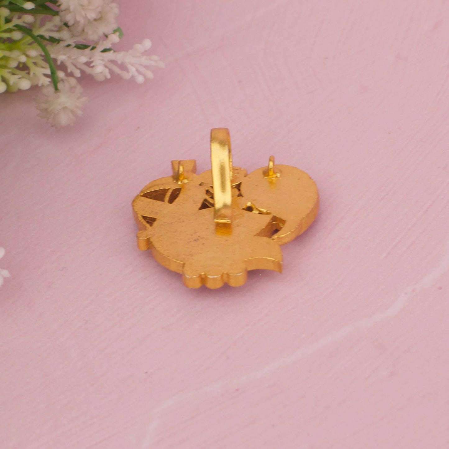 Elegant Peacock Design Jadau Kundan Locket