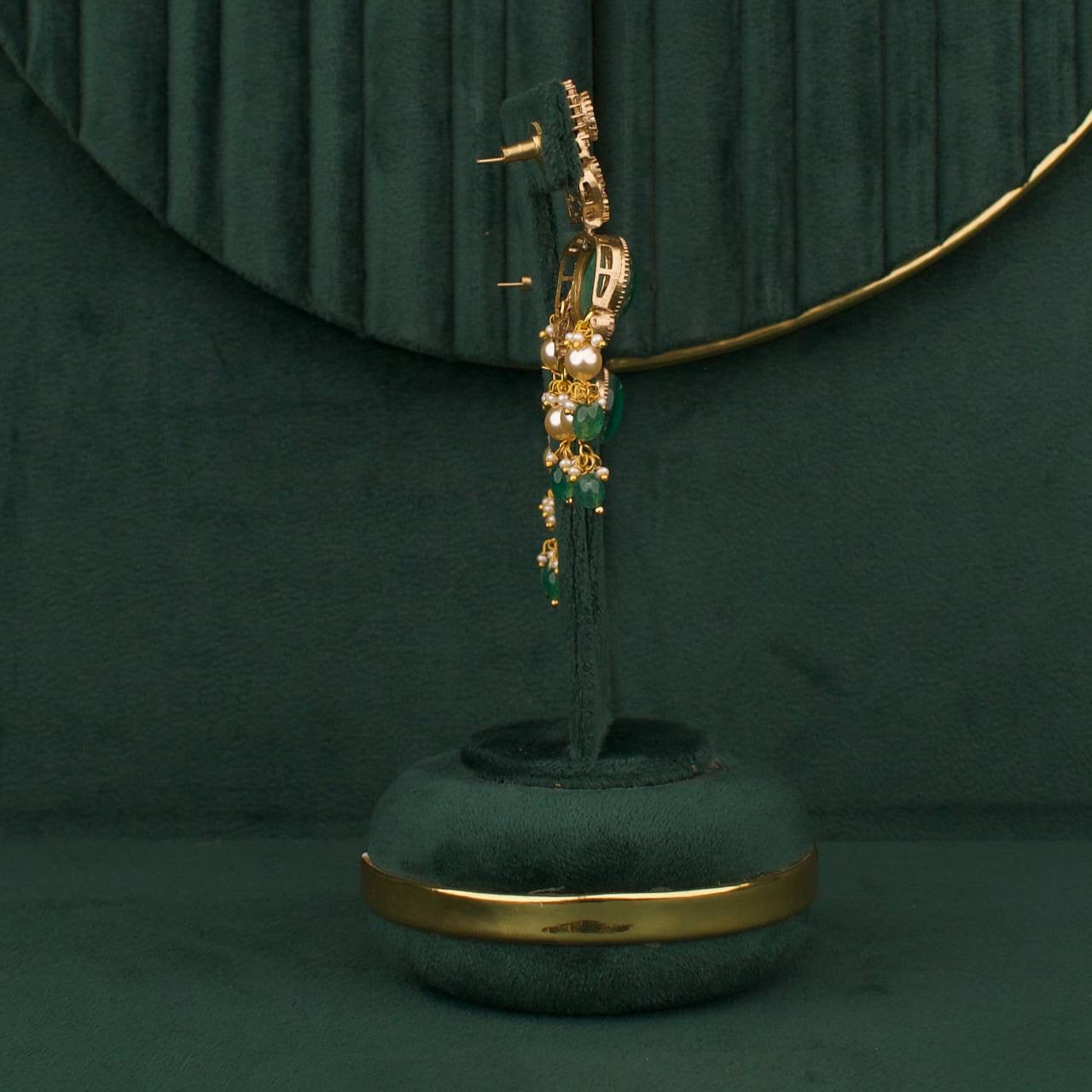 Designer Victorian Emerald Necklace Set