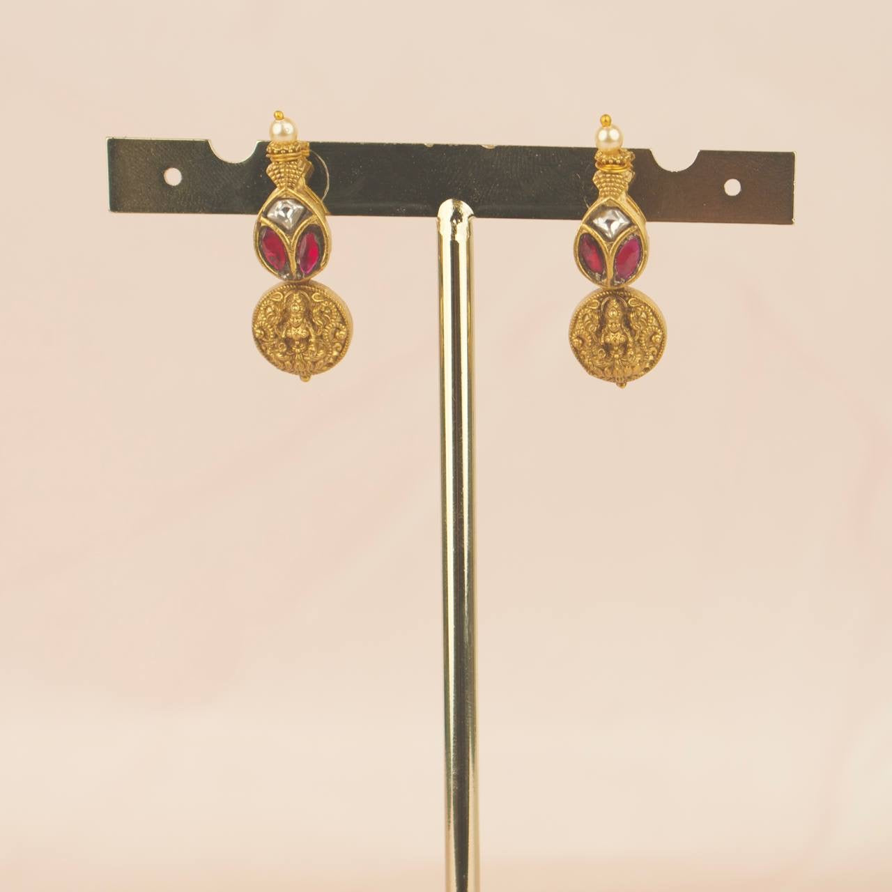 Fusion Nakshi Jadau Kundan Bottumala Necklace Set