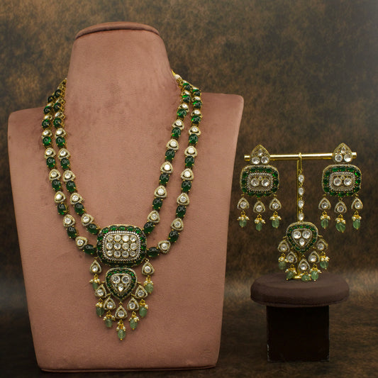 Gorgeous Two line Victorian Zircon Necklace set