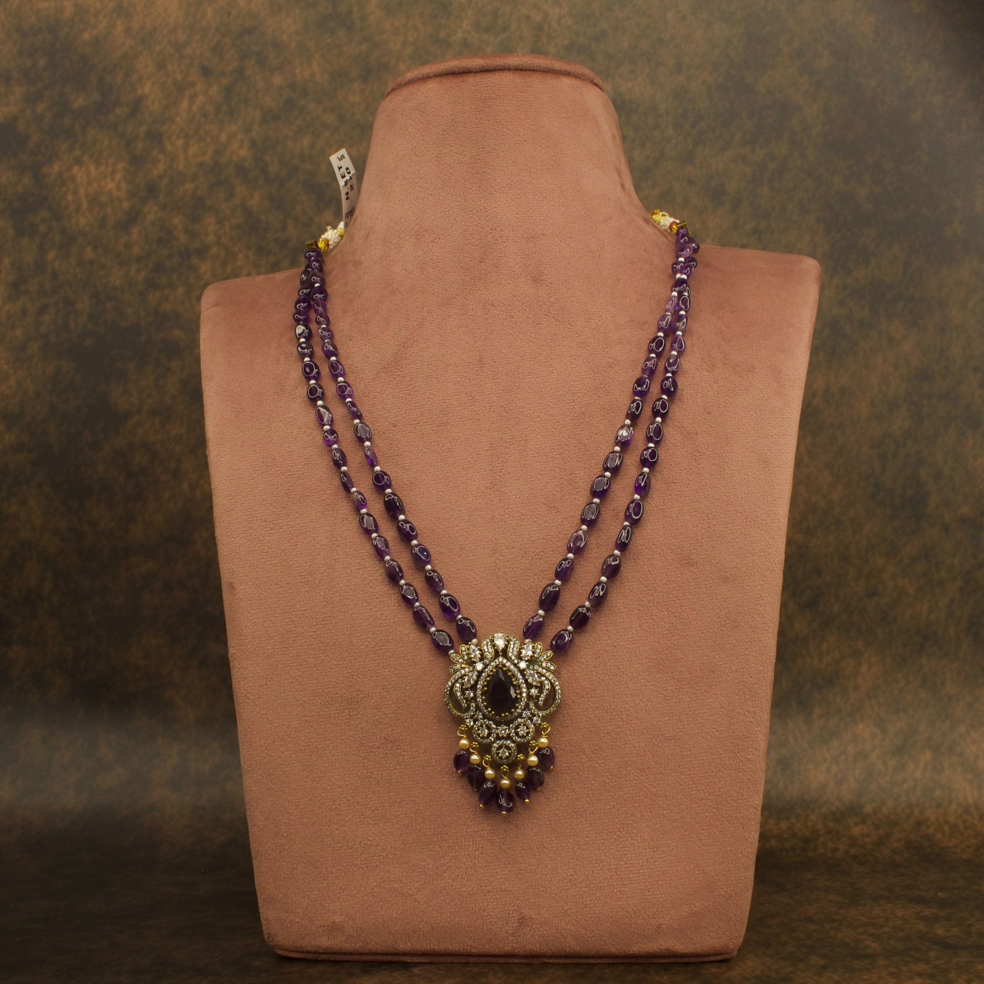 Victorian Majesty Beads Necklace Set with High quality Victorian finish