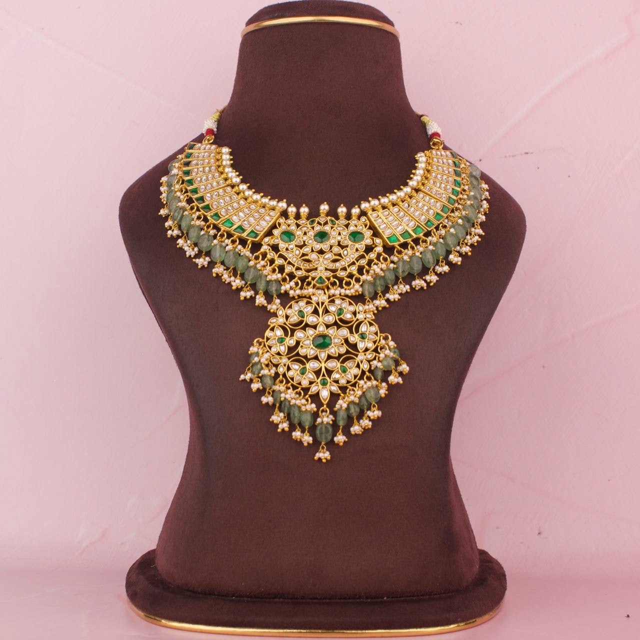 Traditional South Indian Jadau Kundan Necklace