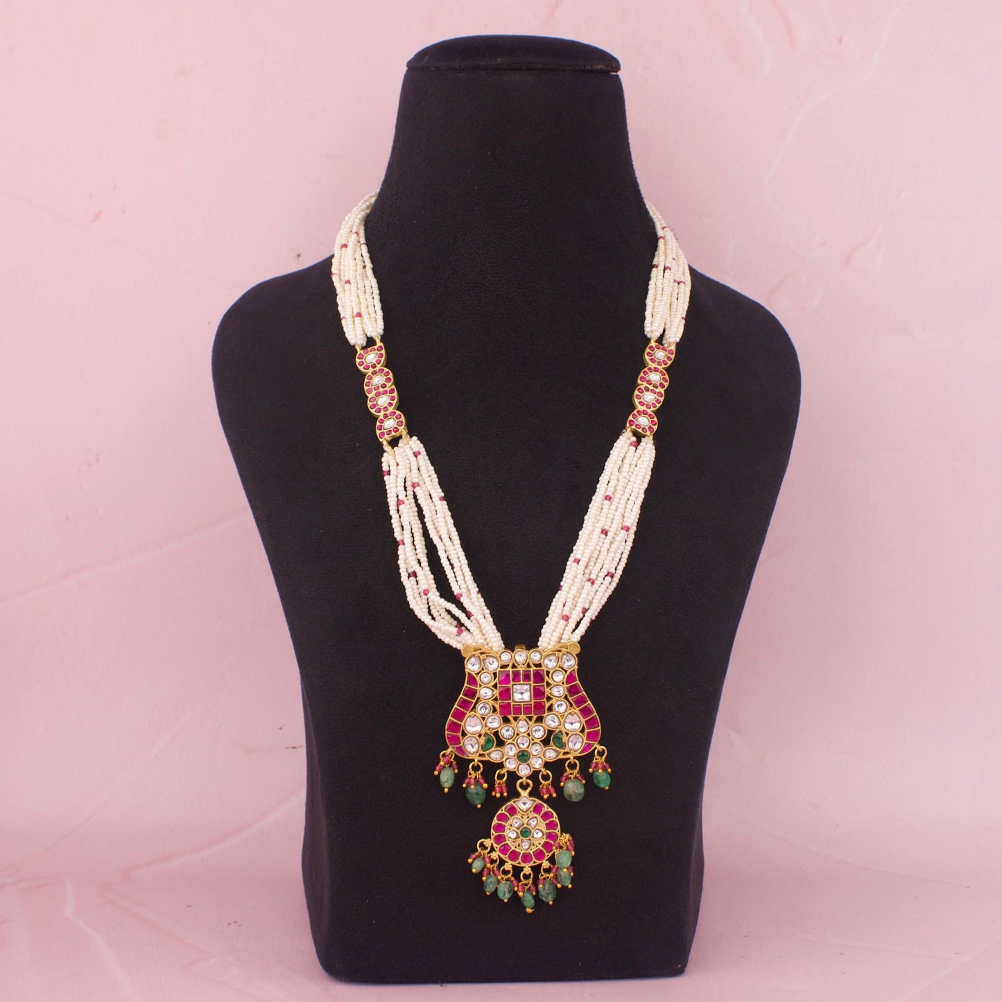 Unique Jadau Kundan Long Beads Mala