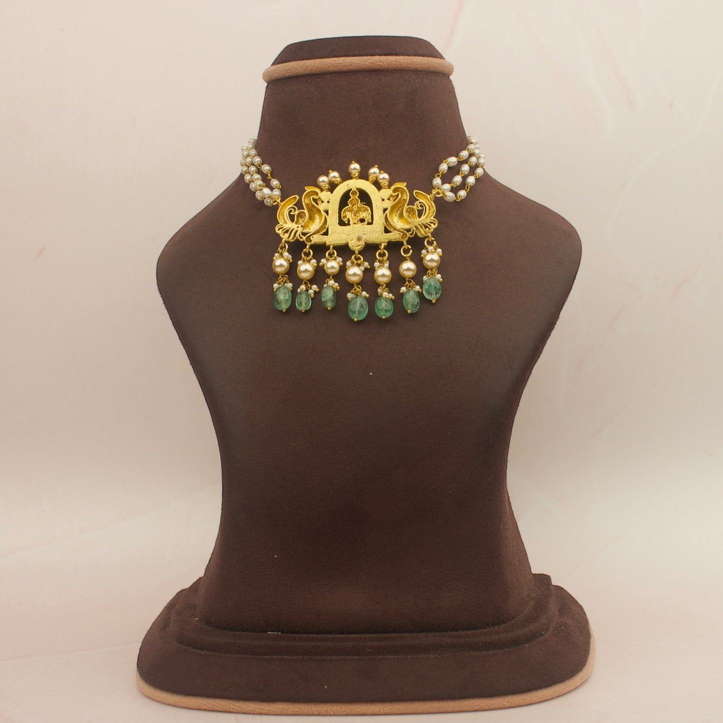 Divine Lord Krishna Jadau Kundan Choker