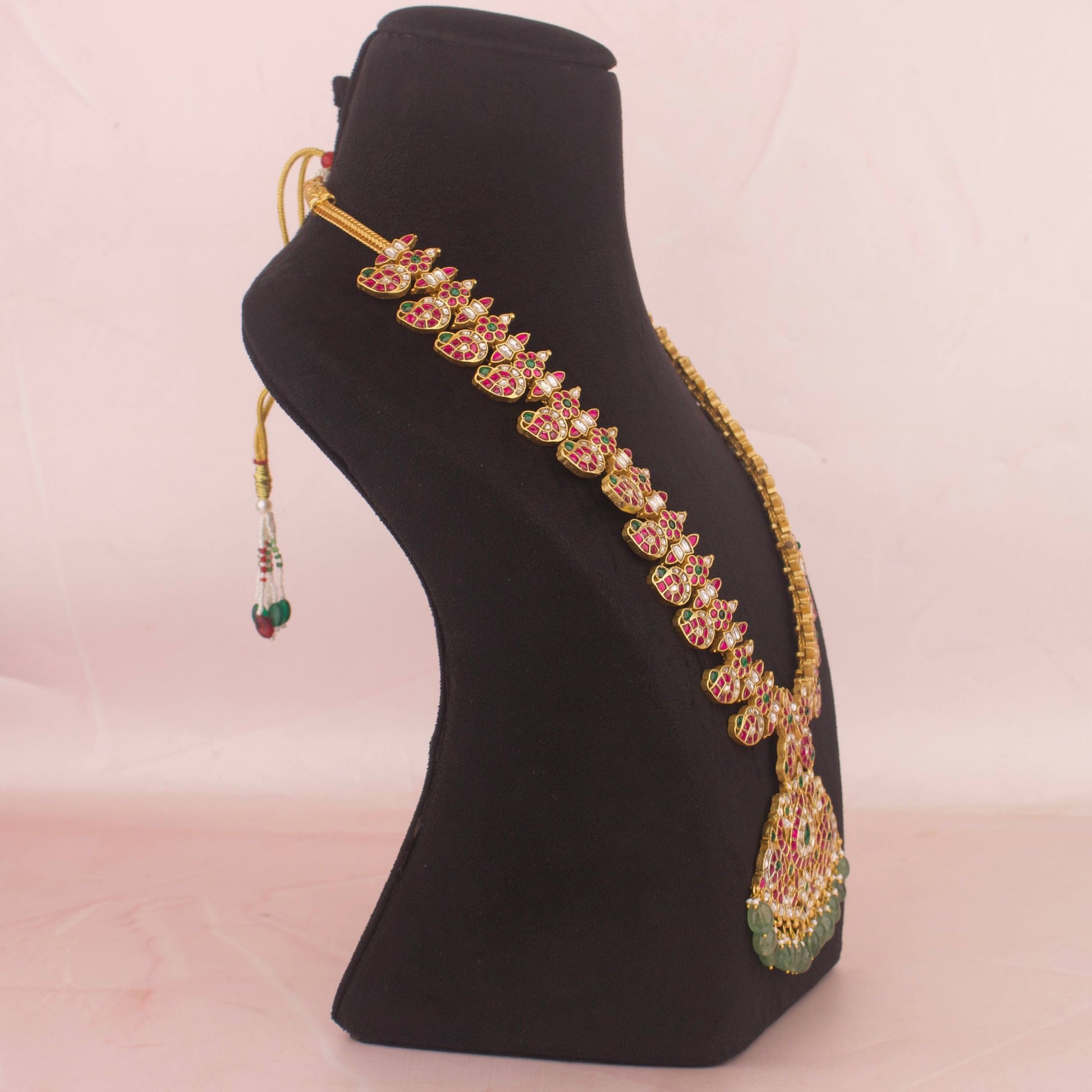 Royalty - Inspired Jadau Kundan Long Mango Haram