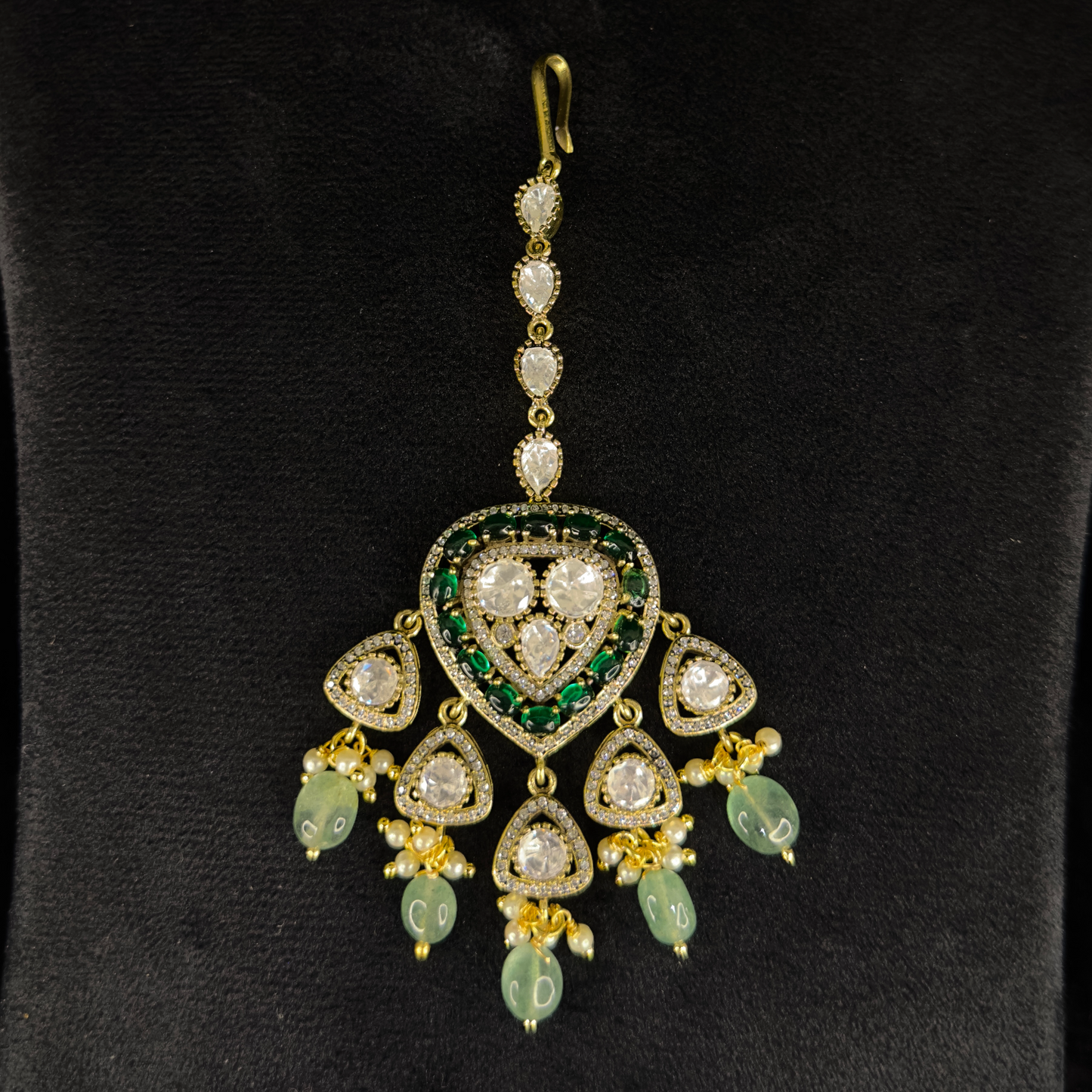 Gorgeous Two line Victorian Zircon Necklace set