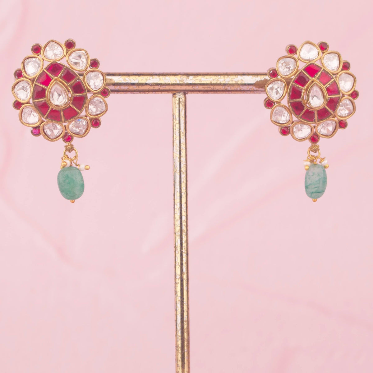 Ethnic Jadau Kundan Choker With Earrings