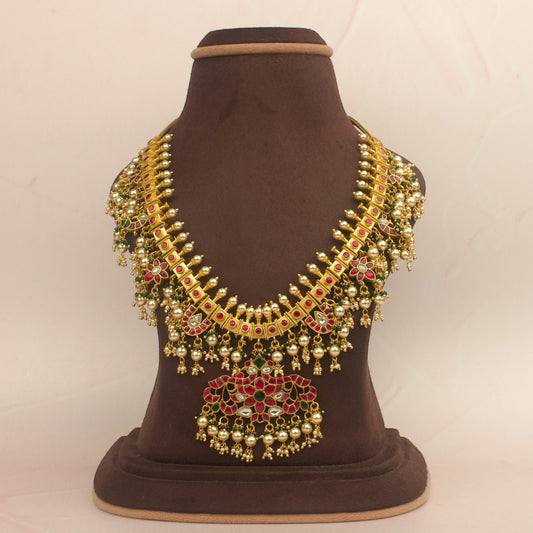 South Indian Guttapusalu Necklace