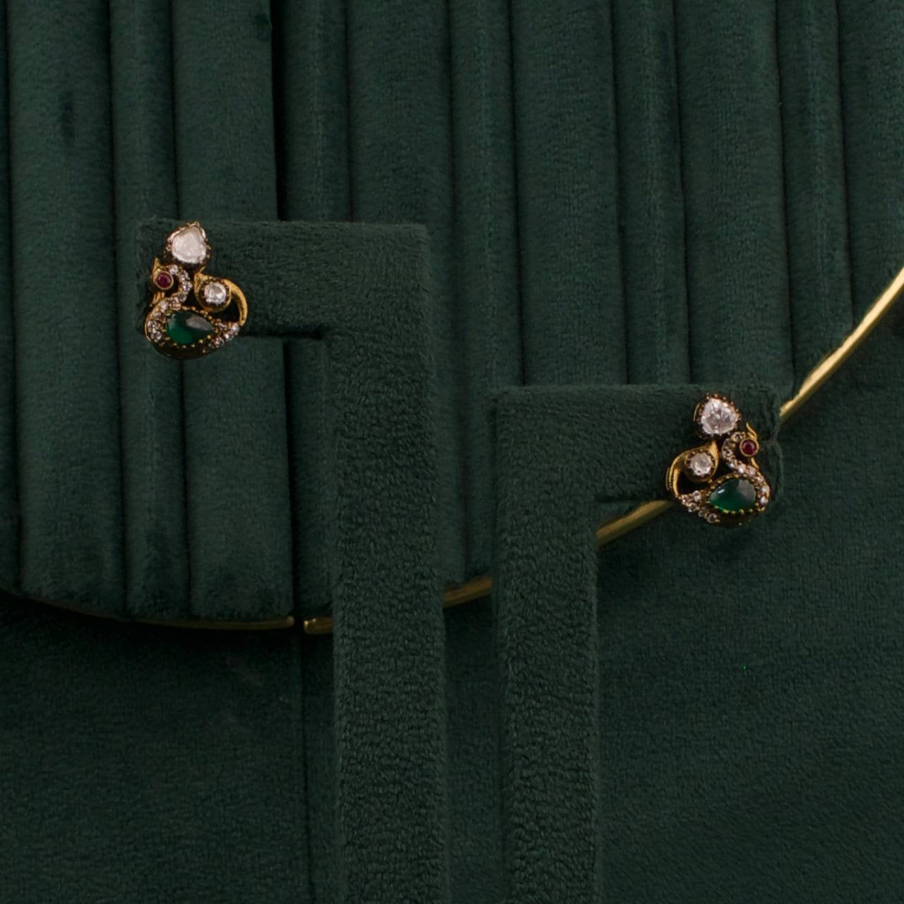 Victorian Nantad Chain Peacock Design Necklacee