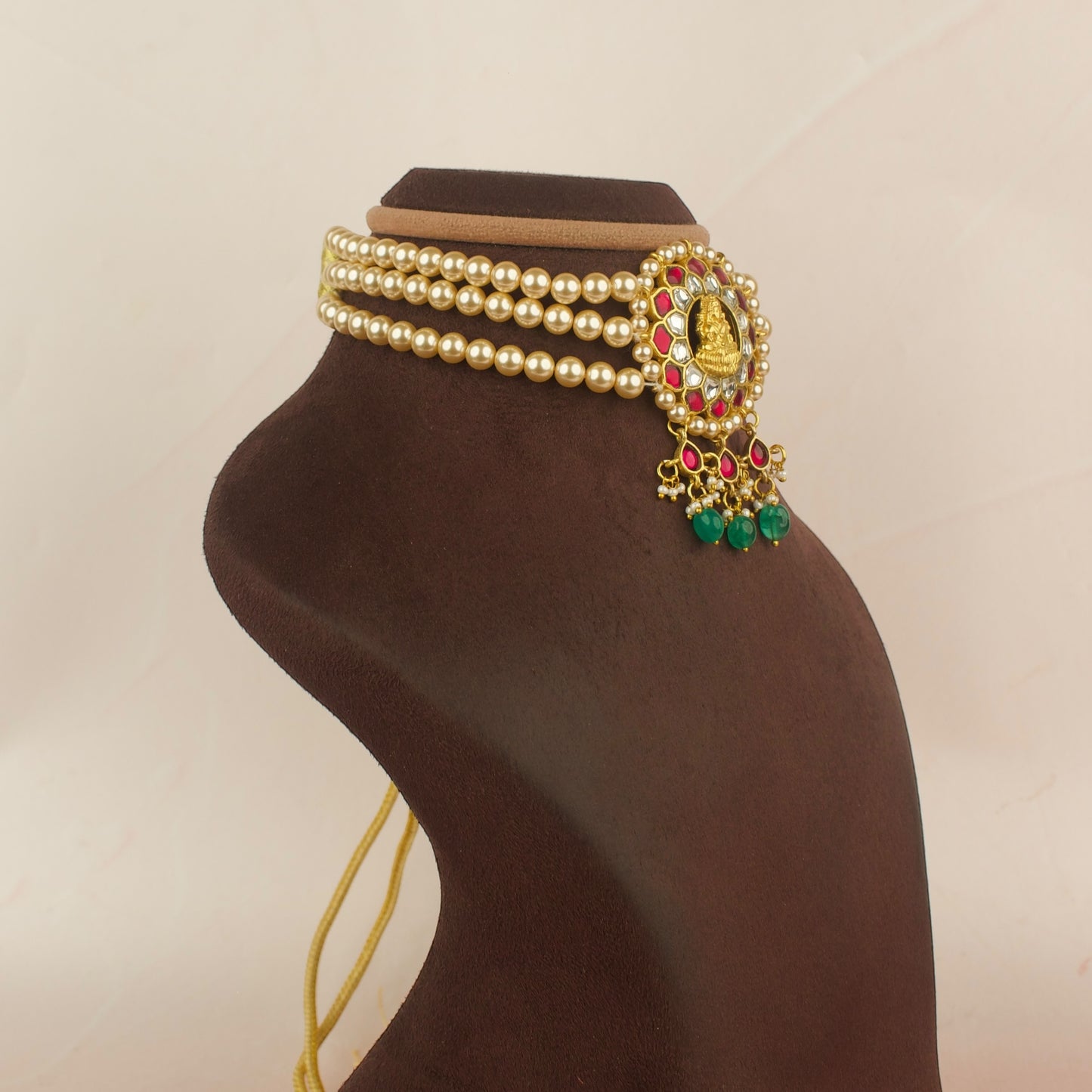 Divine Laxmi Devi Pearl Choker