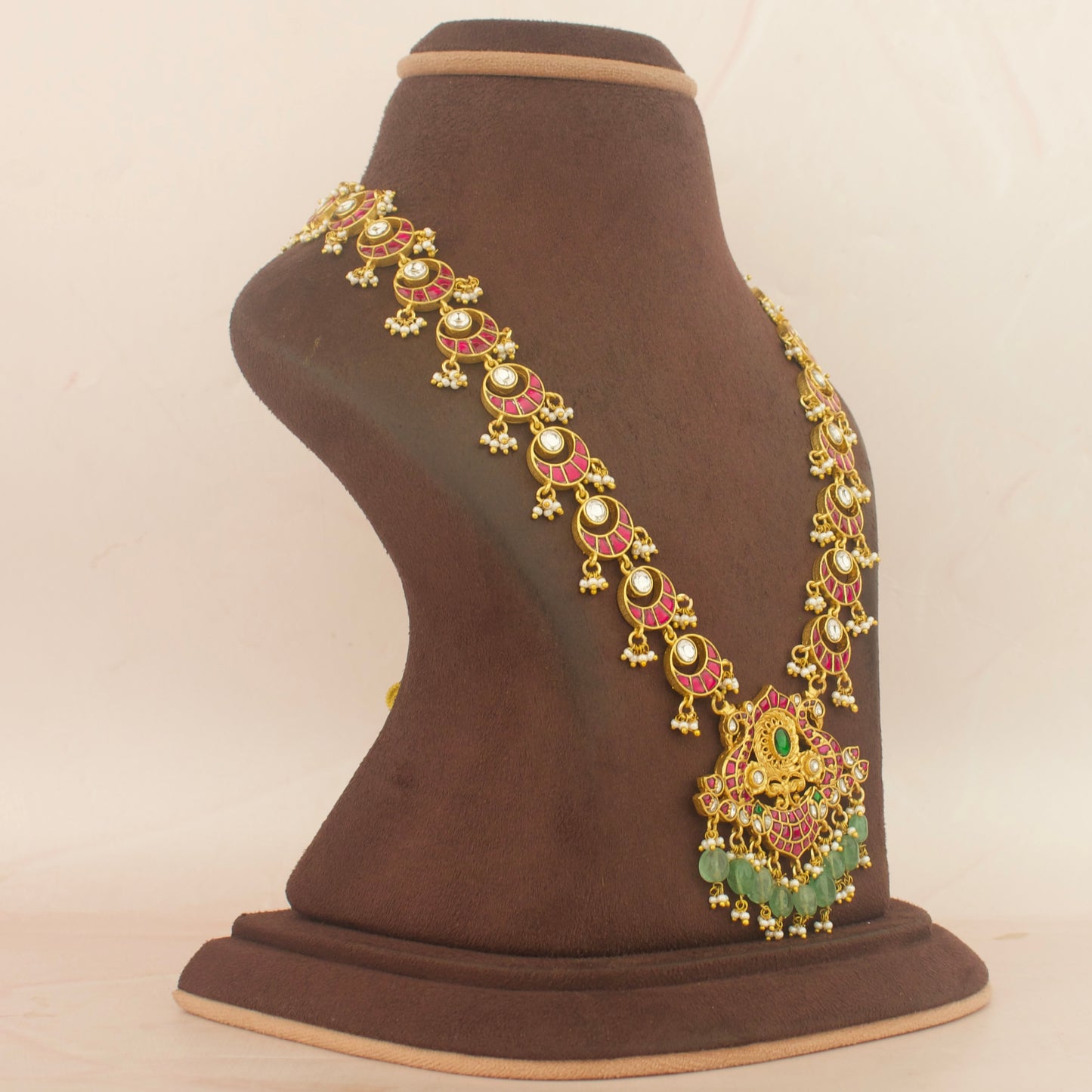 Classic Jadau Kundan Chain Model Necklace