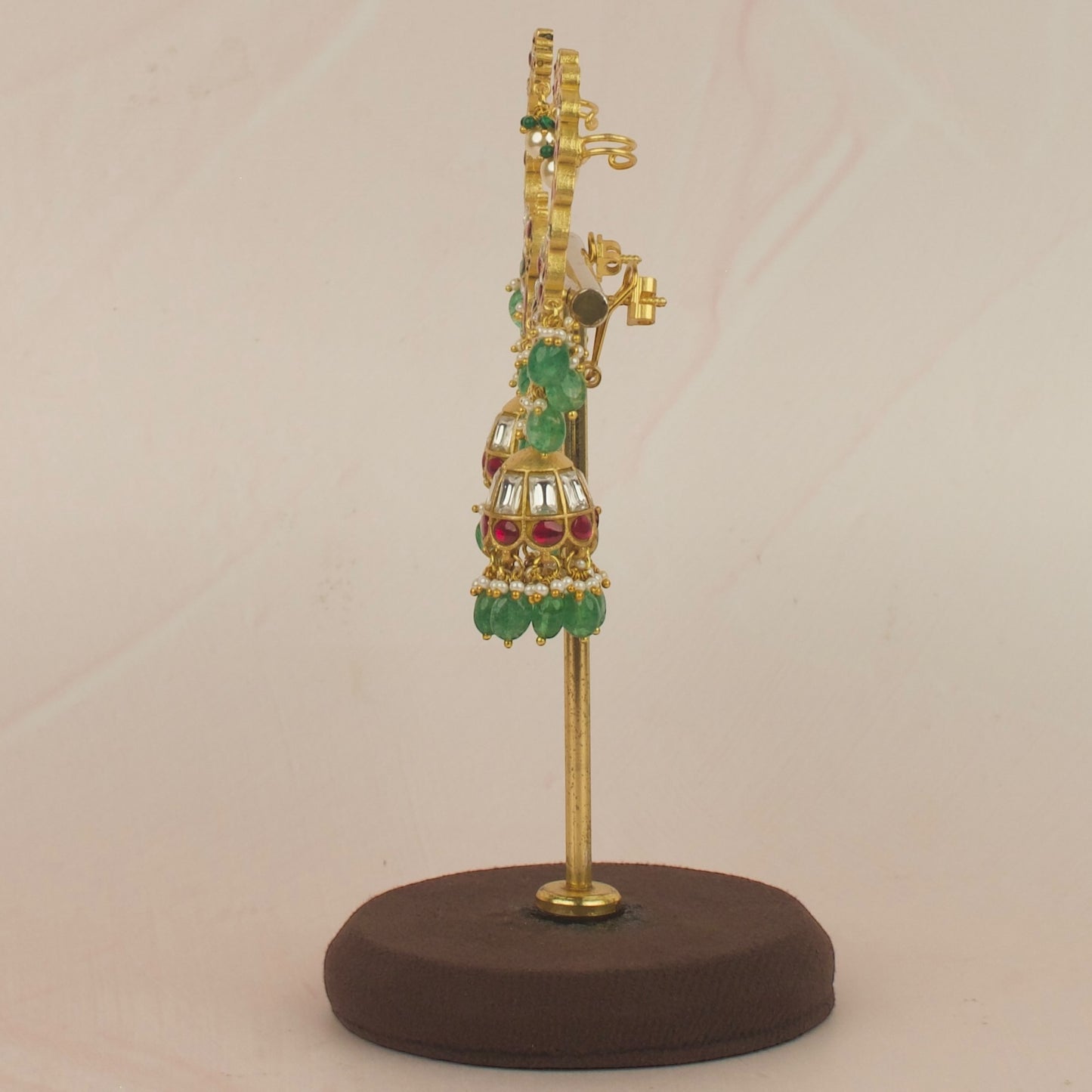 Enchanting Fullkaan Jadau Kundan Jhumka Earrings