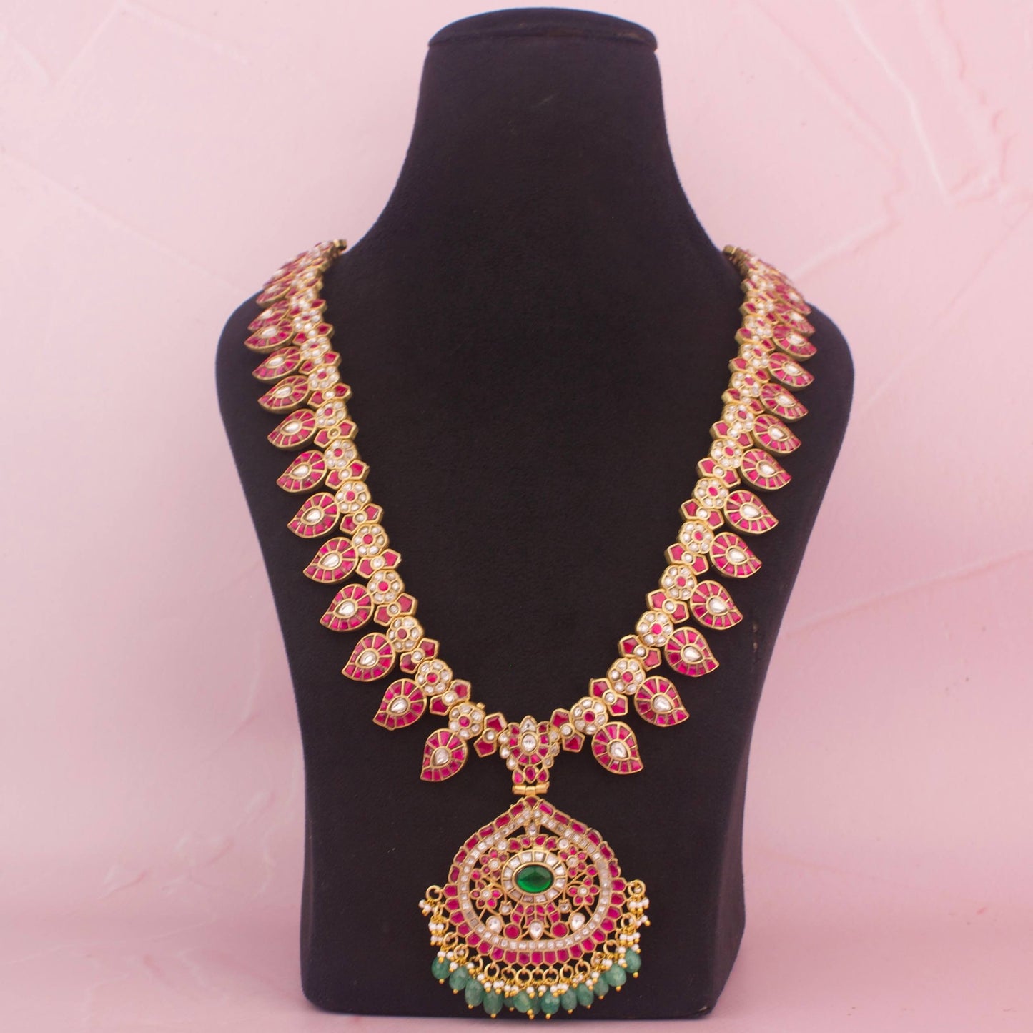 Bridal Jadau Kundan Long Mango Haram