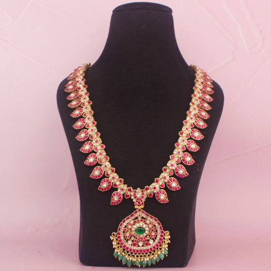 Bridal Jadau Kundan Long Mango Haram