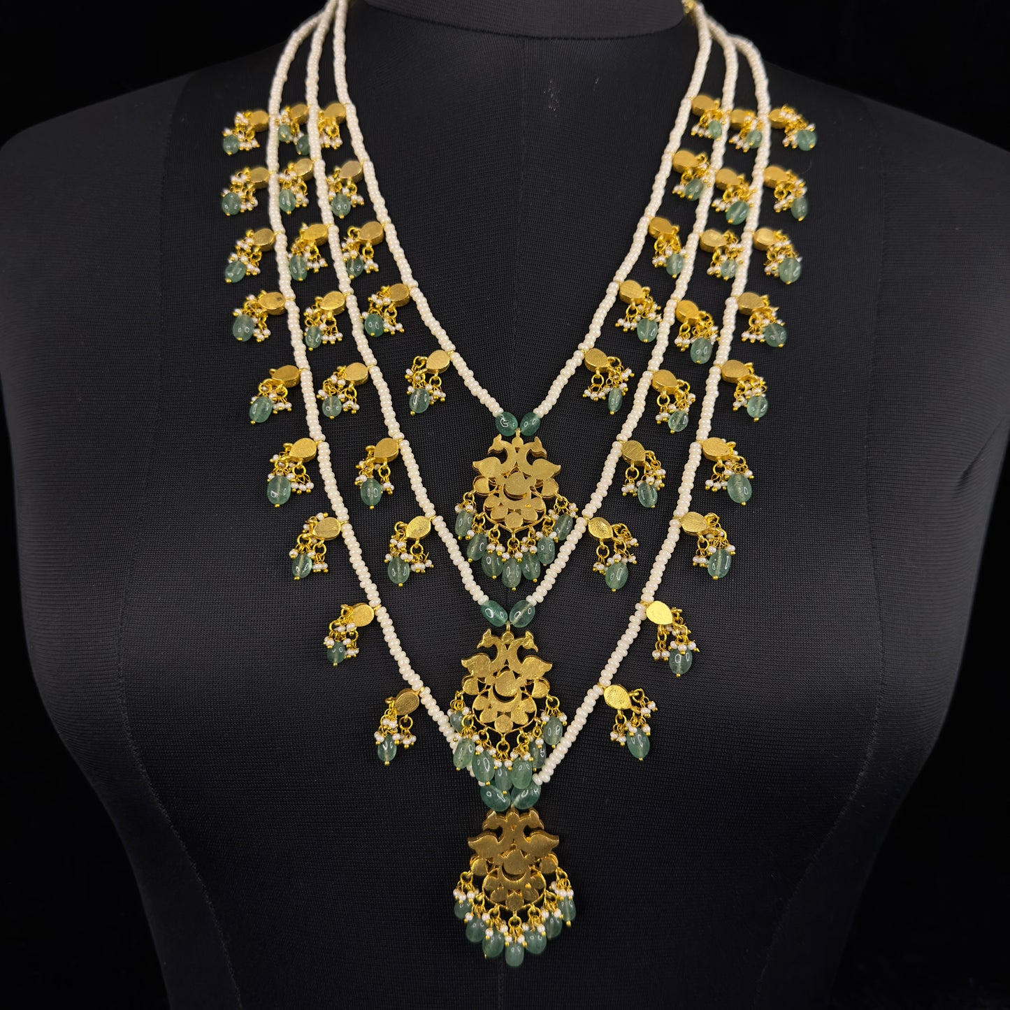 Jadau Kundan Multi Layered Necklace