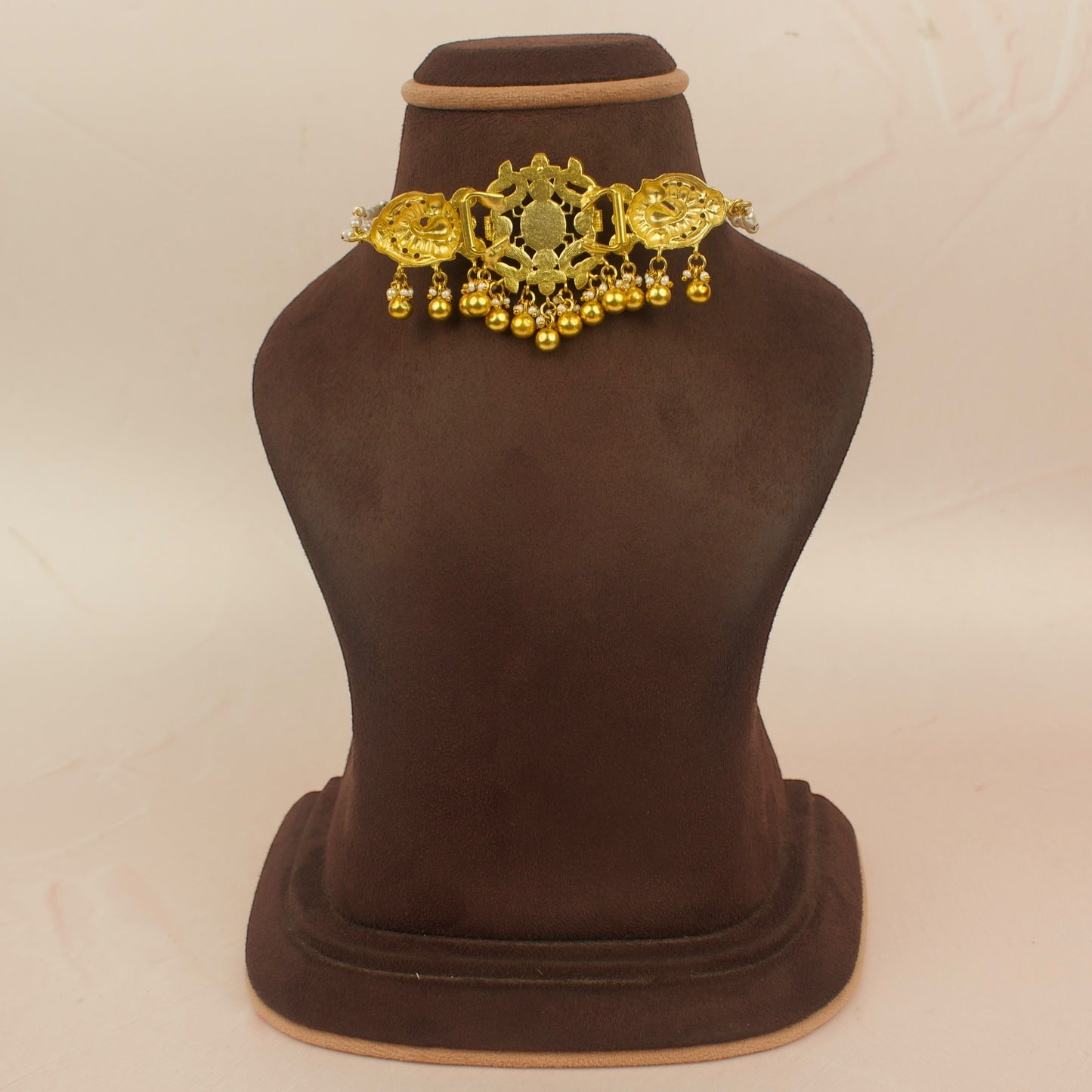 Elegant Jadau Kundan Pearl Choker