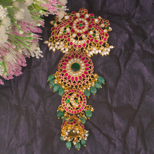 Bridal Jadau Kundan Mini Jada / Hair Pin - DULHAN JEWELS