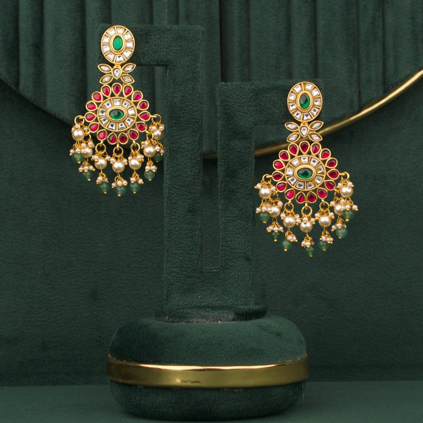 Bridal Jadau Kundan Choker Necklace Set With Maangtikka And Earrings
