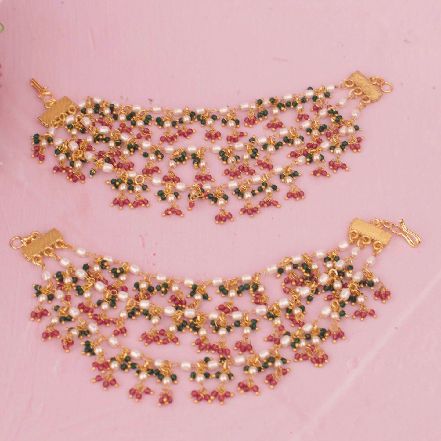 Guttapusalu Ricepearl Champasaralu Ear Chain
