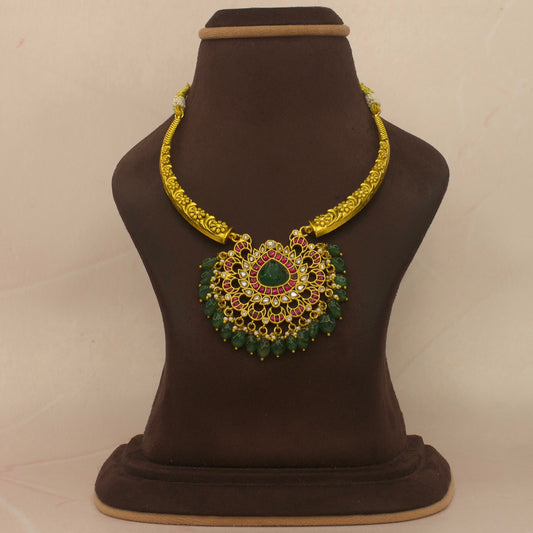 Beautiful Jadau kundan Kanti necklace