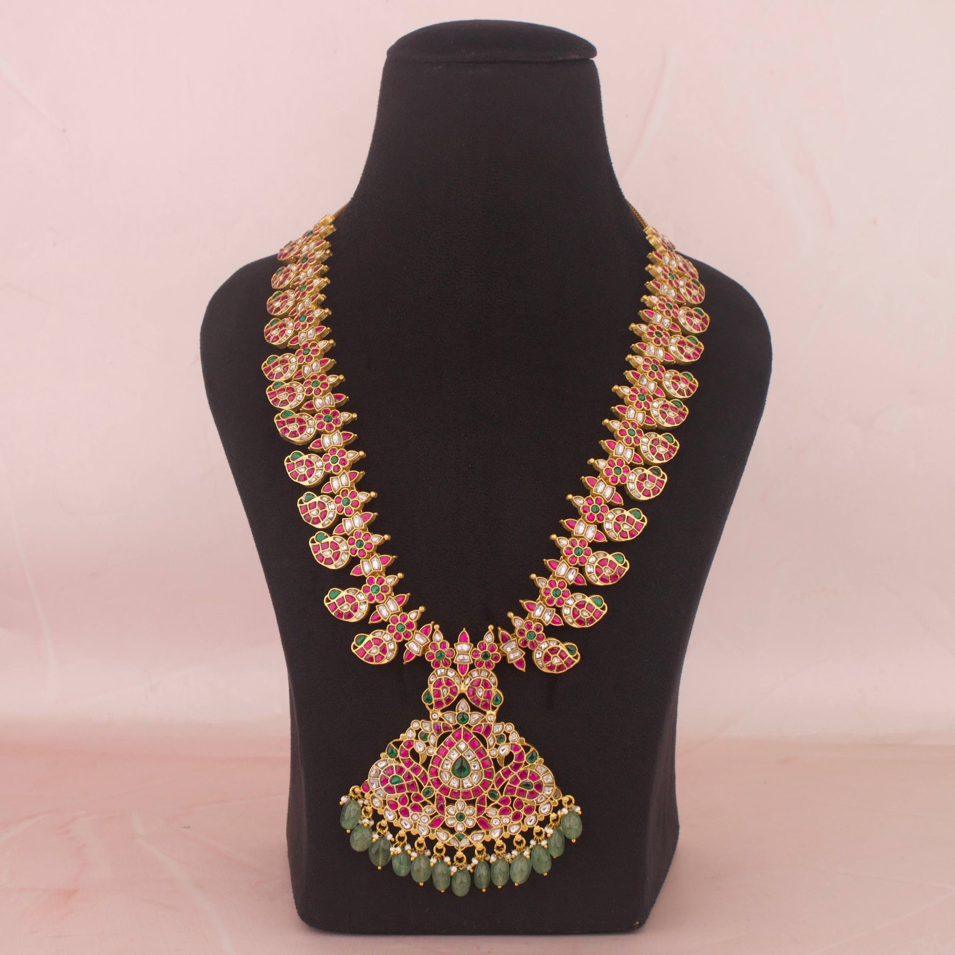 Royalty - Inspired Jadau Kundan Long Mango Haram