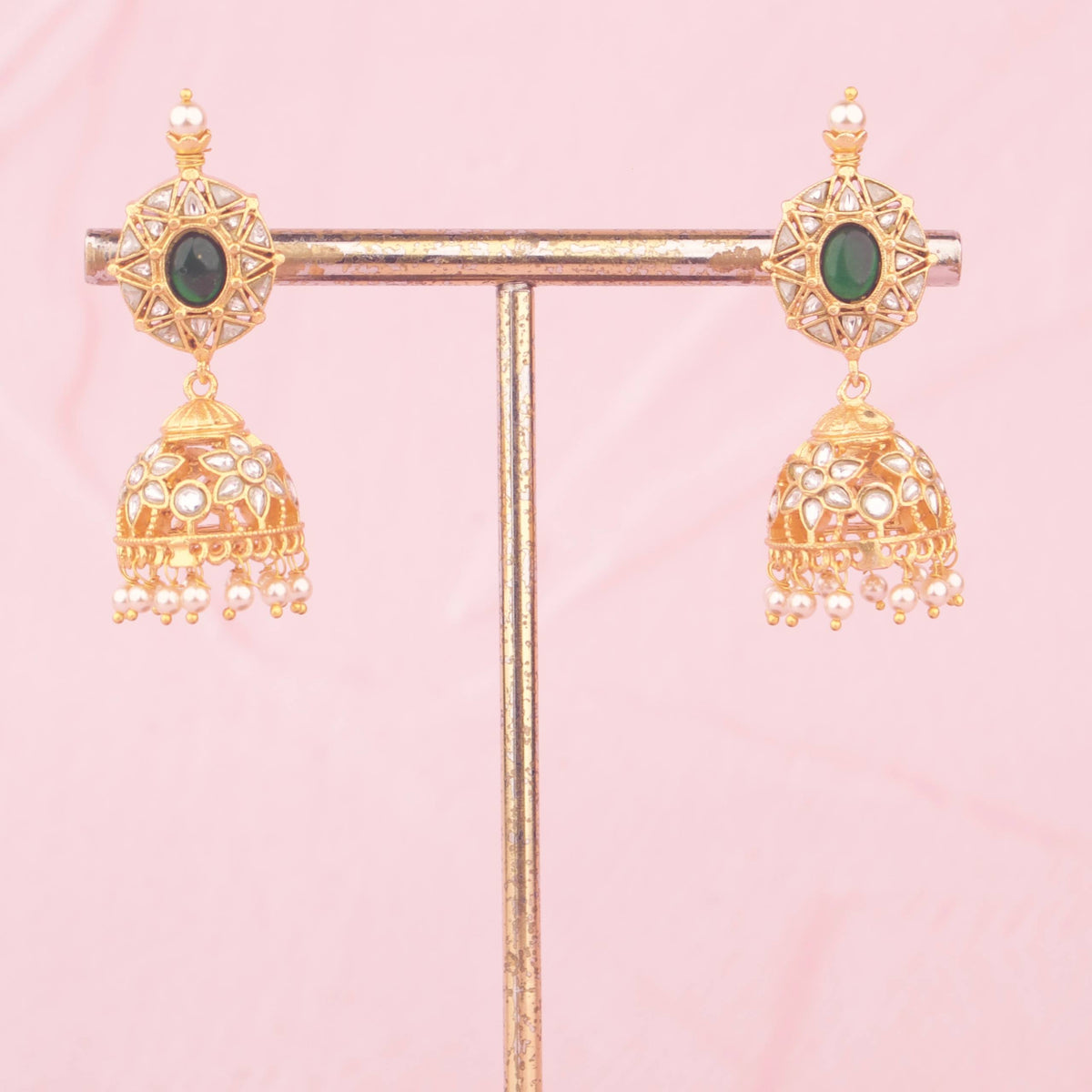Designer Jalebi Necklace With Matching Earrings