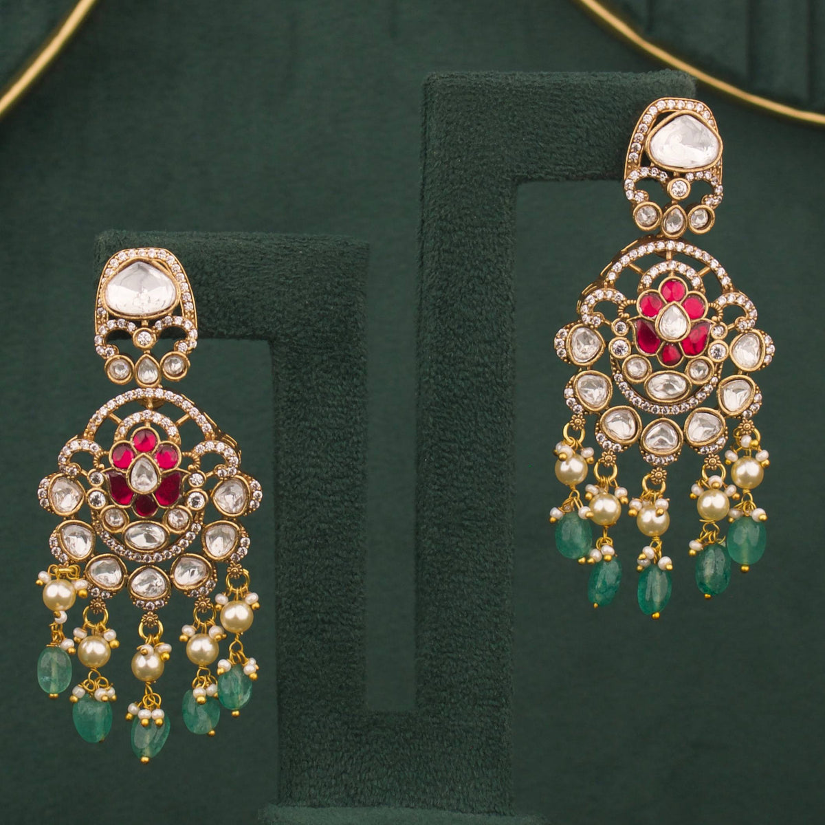 Royal Victorian Choker Necklace With Matching Earrings
