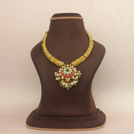 Jadau Kundan Kanti Necklace