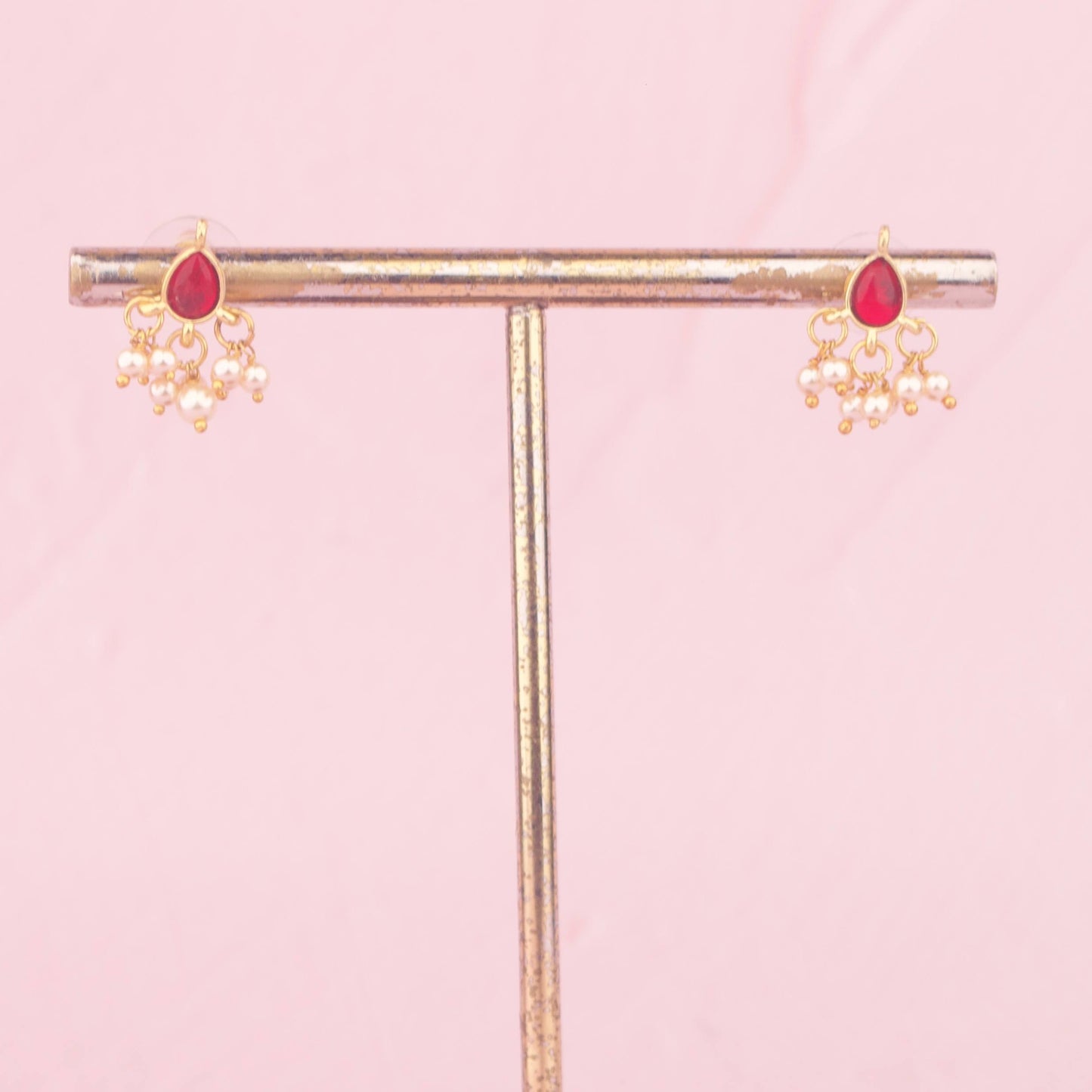 Unique Jadau Kundan Necklace With Earrings