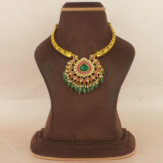 Heritage Chand Bali Design Jadau Kundan Kanti