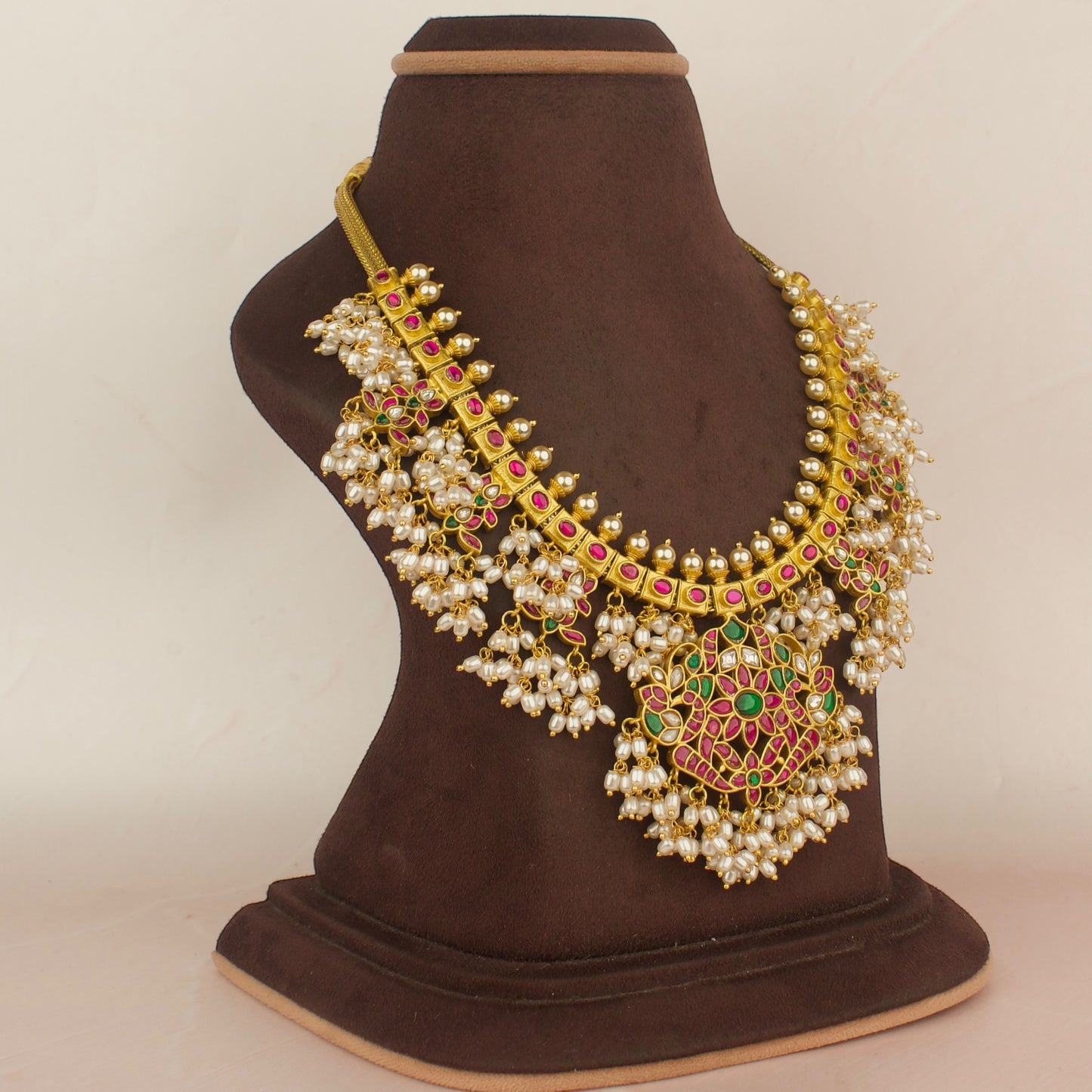 Jadau kundan Guttapusalu Necklace