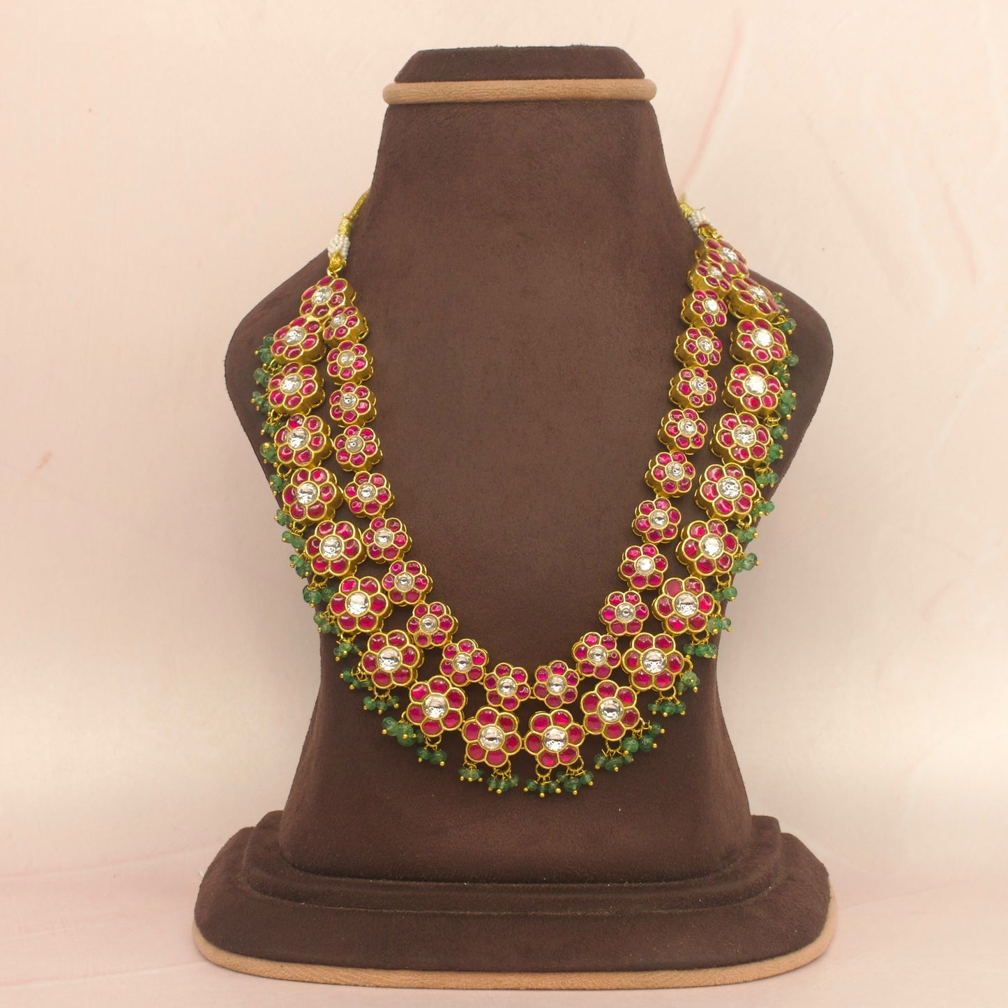 Floral Layer By Layer Jadau Kundan Necklace