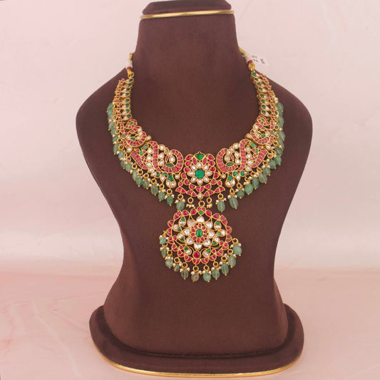 Royal Bridal Jadau Kundan Necklace – Exclusive Heritage Collection