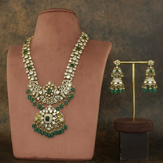 Royal Opulence: Victorian Necklace Set with High quality Victorian finish