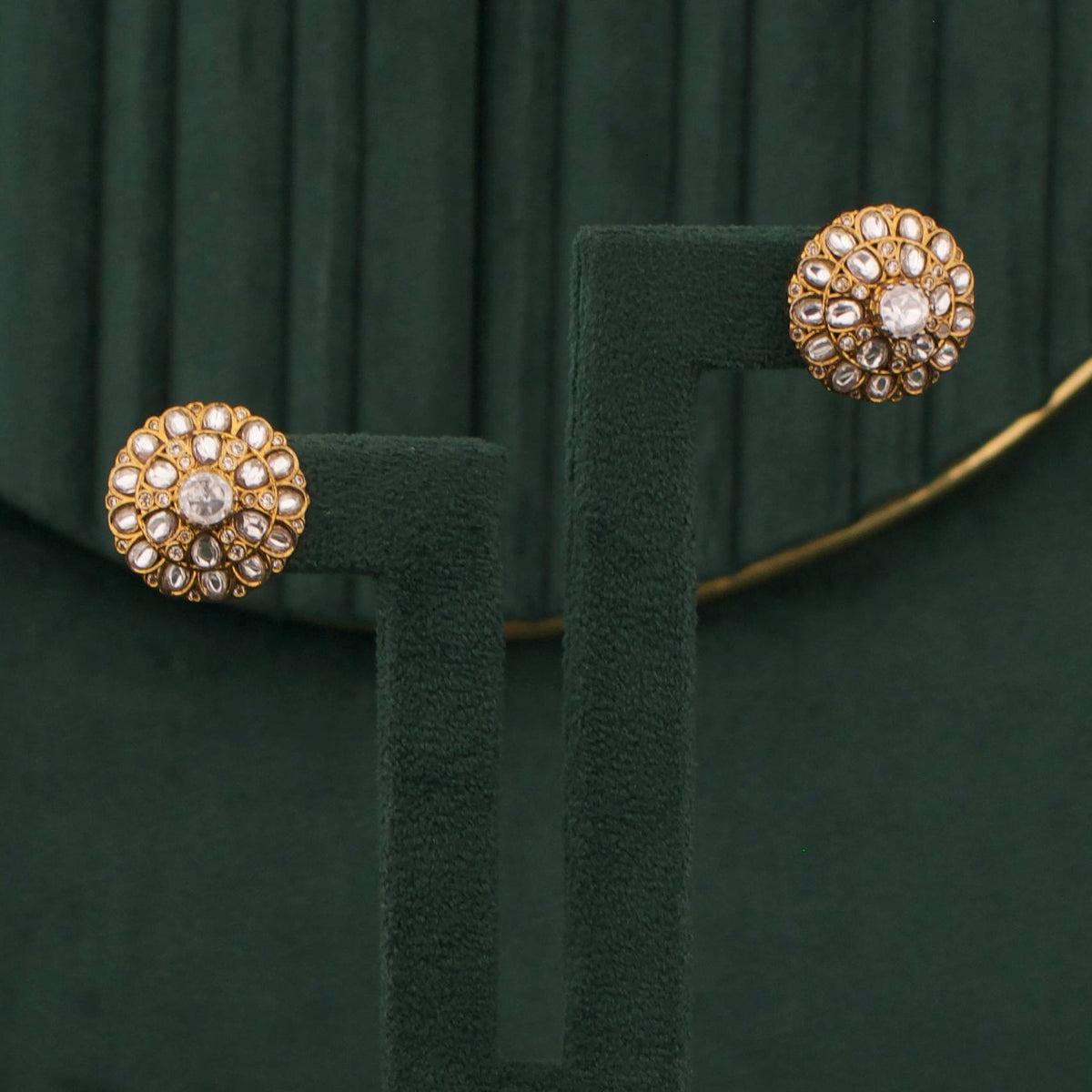 Floral Design Victorian Stud Earrings