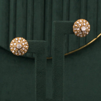 Floral Design Victorian Stud Earrings