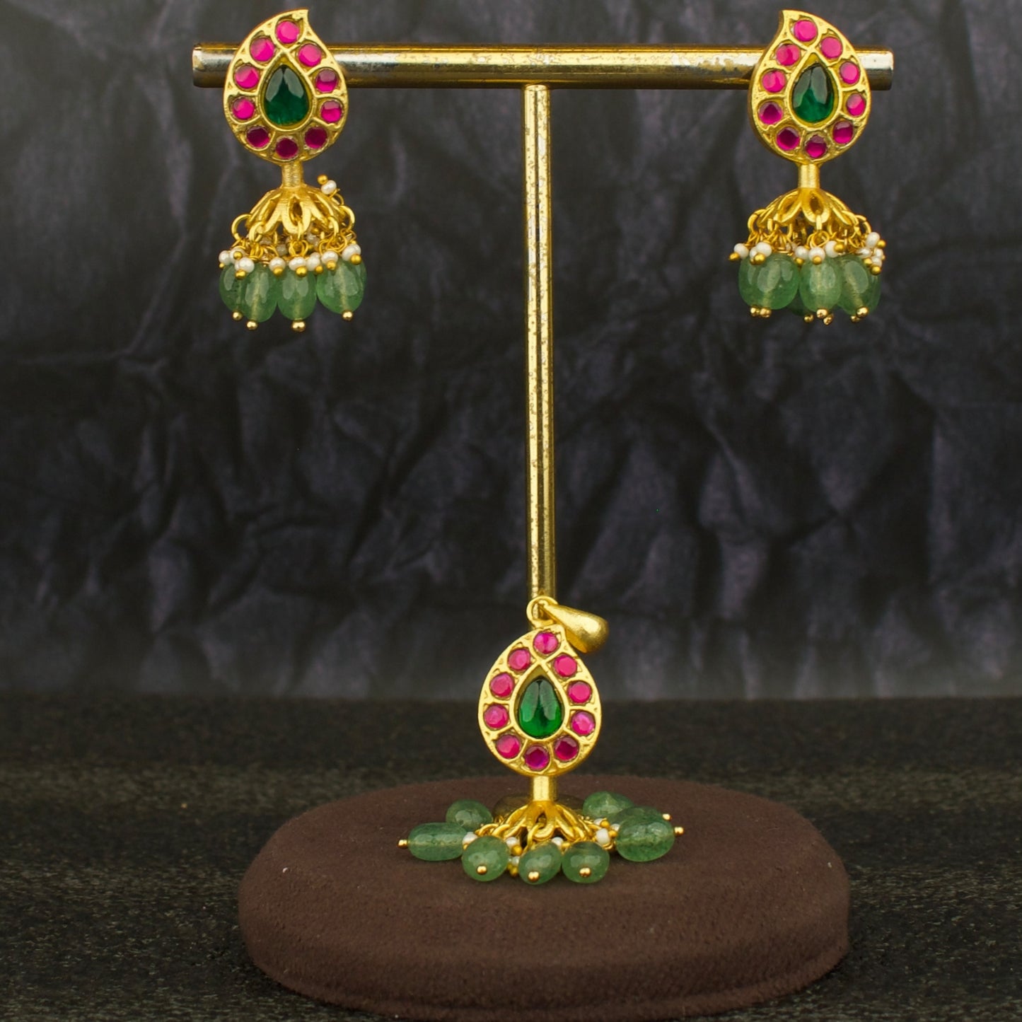 Mango Design Jadau Kundan Pendant Set