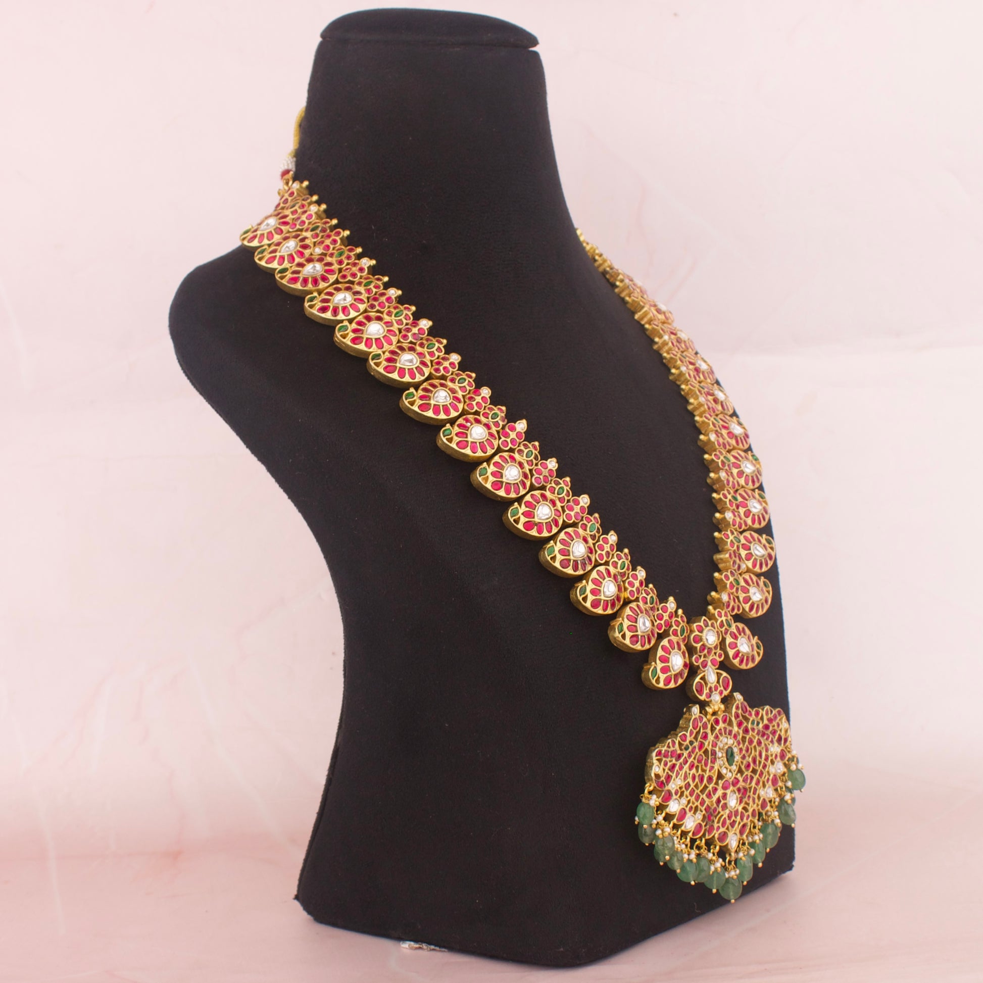 Bridal South-Indian Jadau Kundan Reversible 2 in 1 Mango Haram