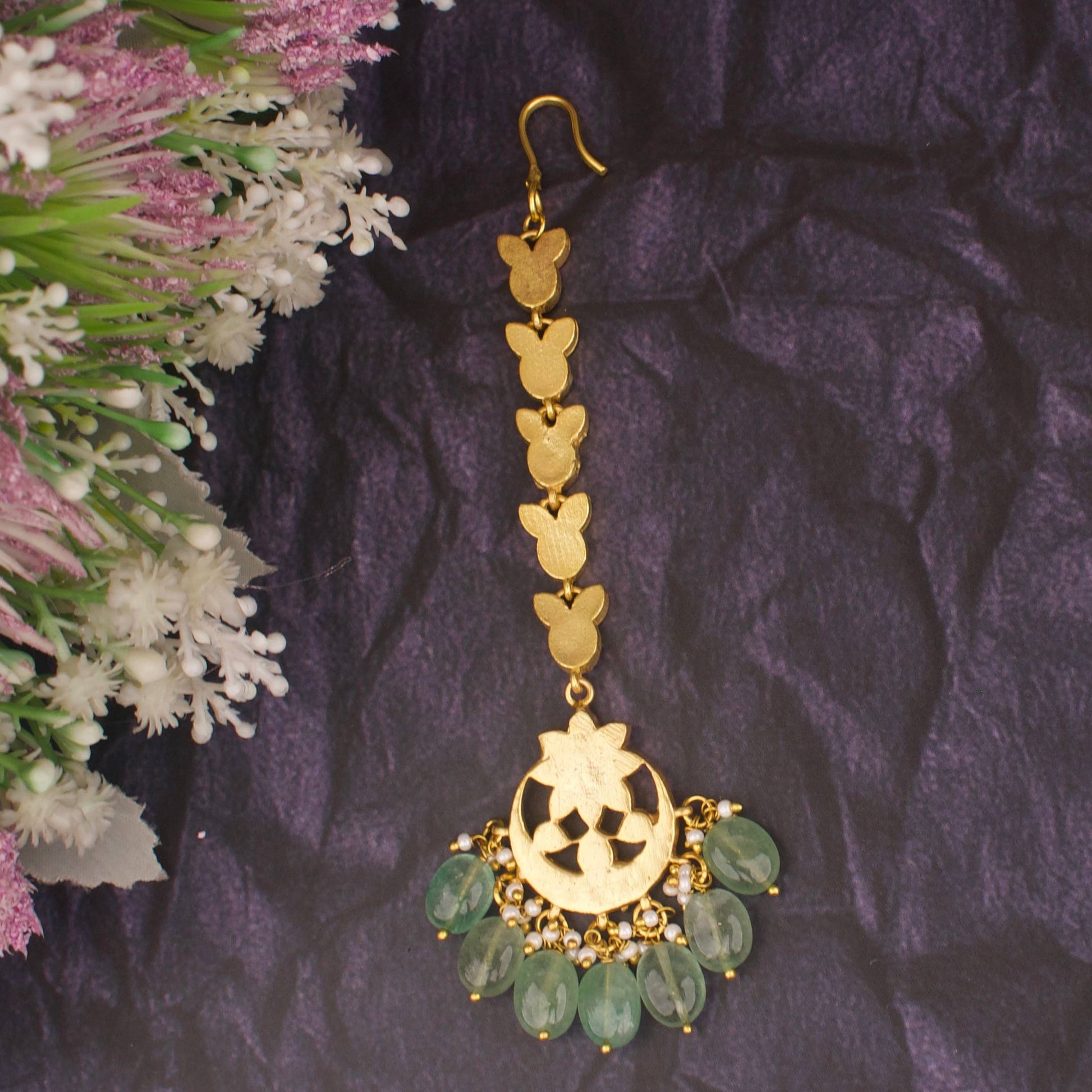 Bridal Chain Jadua Kundan Maangtika