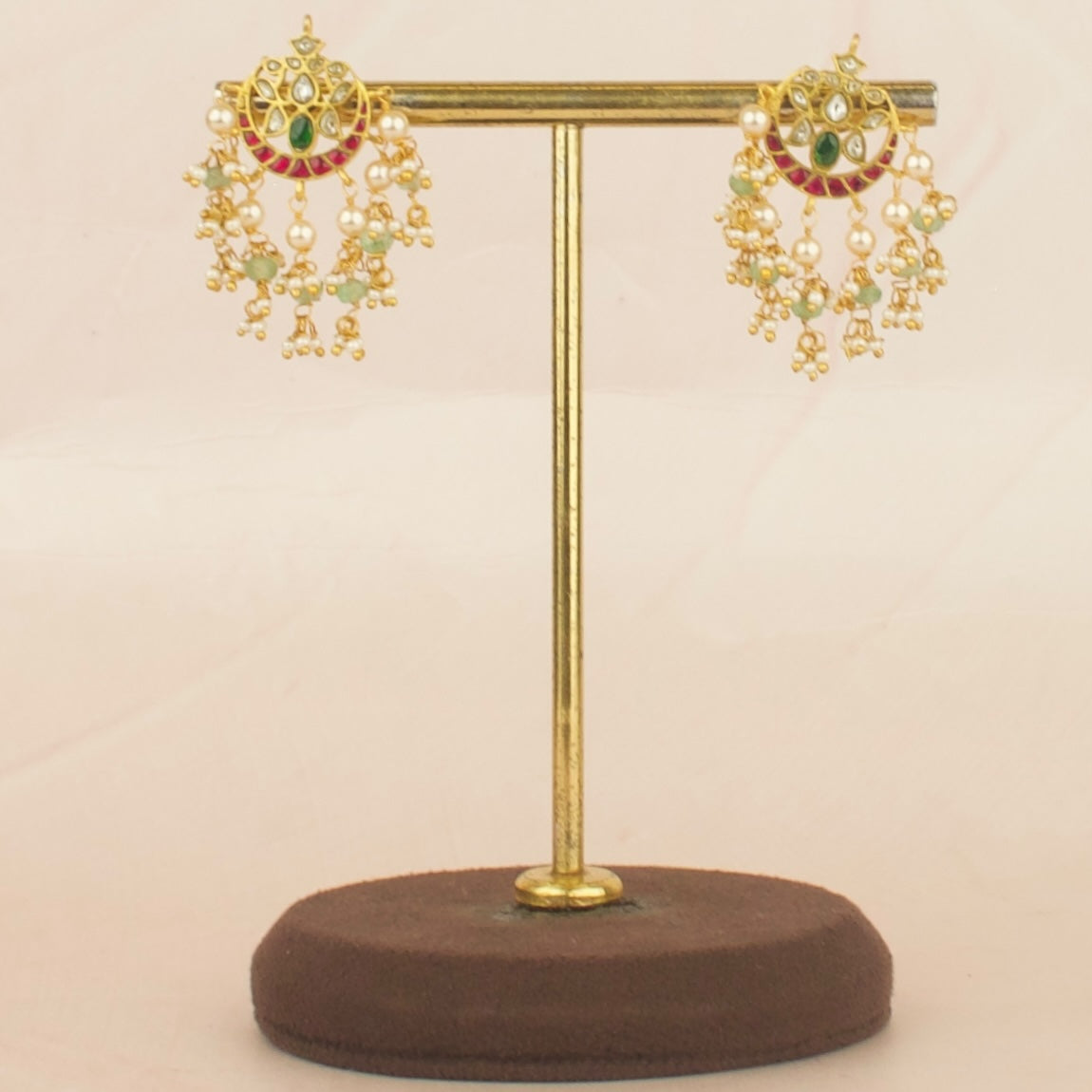 Chandbali locket Nantad style Jadau Kundan nantad necklace